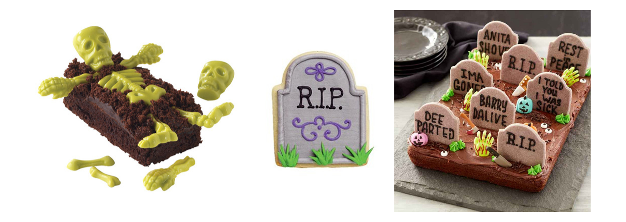 Halloween kirkegrdskage