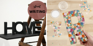 Bogstaver, tal og symboler. Til at dekorere.