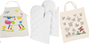 Færdigsyede tekstiler til at dekorere 