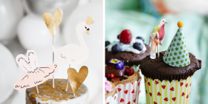 Caketoppers, stjernekastere og diverse kagepynt