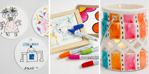 Dekorér og farvelæg porcelæn, terrakotta, glas