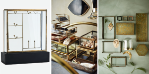 Magasinholdere, smykkemontre