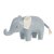 Zny Baby Elefant. Dusty blue.  Papirvgt. FRAGTFRI