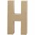 Bogstav H. H:20,2 cm. 1 stk. Papmach