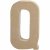 Bogstav Q. H:20,3 cm. 1 stk. Papmach