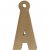 Bogstav . H: 25 cm. 1 stk. Papmach