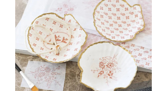 Mini DIY kit Decoupage, Muslingeskaller