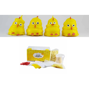 Fldebollekit, Psketema kyllinger, 18 stk.