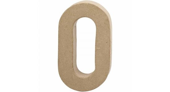 Tal 0. H: 20,4 cm. 1 stk. Papmach