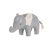 Zny Baby Elefant. Dusty blue.  Papirvgt. FRAGTFRI
