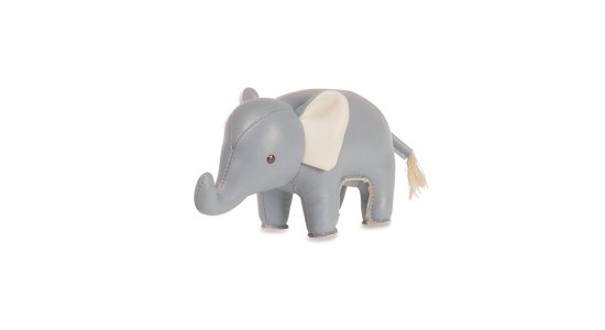 Zny Baby Elefant. Dusty blue.  Papirvgt. FRAGTFRI