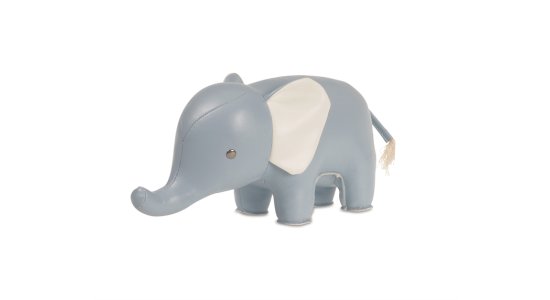 Zny Elefant. Dusty blue. Bogsttte, pynt. FRAGTFRI