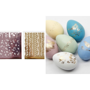 Dekorationsfolie og design limark, Guld/rosa