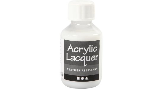 Akryllak, vejrbestandig, 100 ml