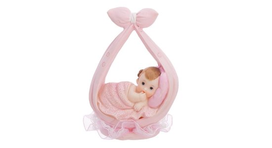 Kagedekoration Db Baby, lyserd.11 cm