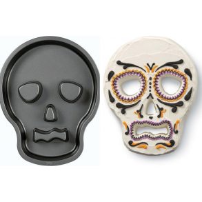 Bageform til kranie. Halloween