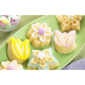 Bageform til 6 blomster kager