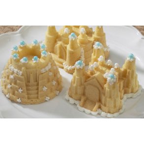 Bageform til 6 sm kageslotte, ridderborge.