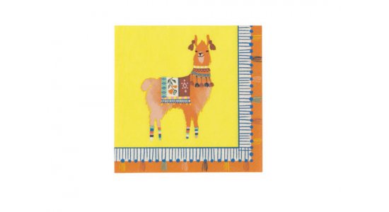 Boho Lama cocktail servietter, 20 stk