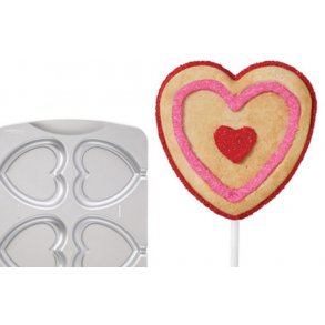 Hjerter COOKIE POPS bageform