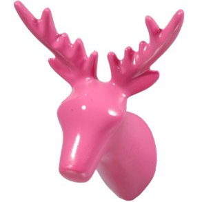 Dear Deer Knage, pink/lyserd