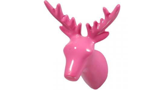 Dear Deer Knage, pink/lyserd