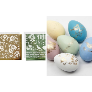 Dekorationsfolie og design limark, Guld/grn