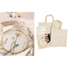 DIY blomster broderi startkit, Muleposer