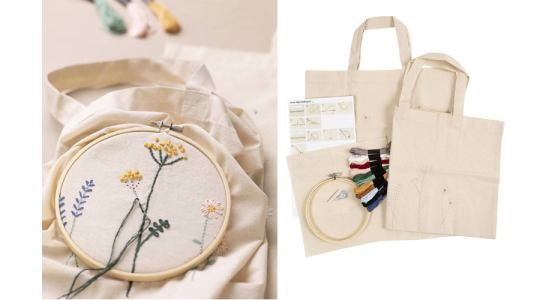 DIY blomster broderi startkit, Muleposer