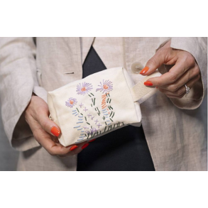 DIY kit Broderi, Kosmetikpung