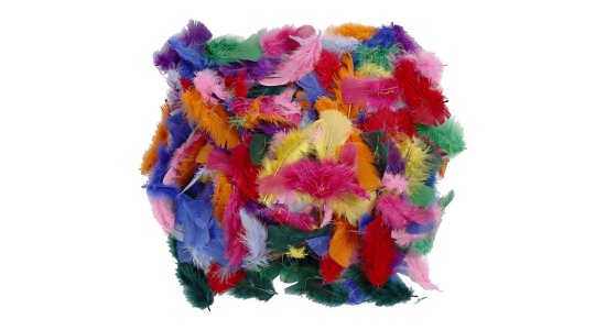 Dun, Mix farver, str. 7-8 cm. 50 g