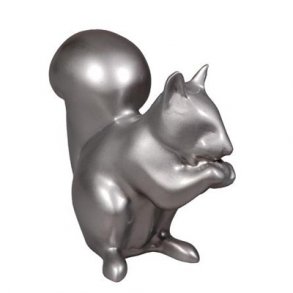 SQUIRREL Sparebsse, figur. SLV