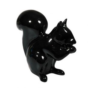 SQUIRREL Sparebsse, figur. SORT