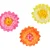 Silkepapir blomster.  Mix farver. 35 cm. 3 stk