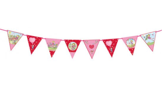 Prinsesse Lillefe flagbanner. Rd