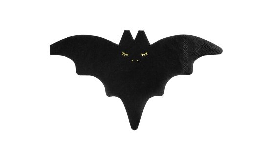 Flagermus servietter. Velegnet til Halloween. 20 stk