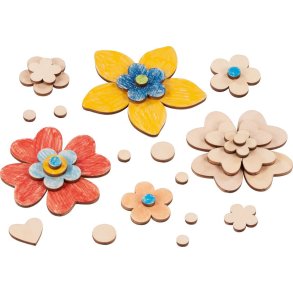 Flower Magic i tr. Sammenst blomster. 75 dele.