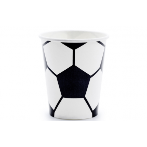 Fodboldtema papkrus, 6 stk