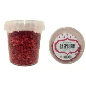 Frysetrret Hindbr stykker 10g. Sundt kagepynt. 