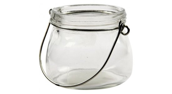 Lanterne, Glas H: 6,5 cm. 1 stk