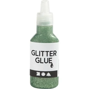 Glitterlim, 25ml. Grn