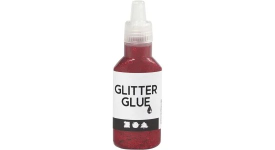 Glitterlim, 25ml. Rd
