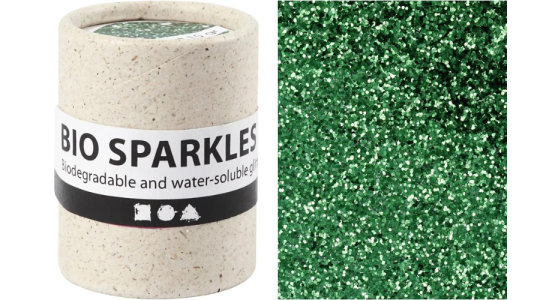 Bio-glimmer, 10 Gr. Dia 0,4 mm. Grn