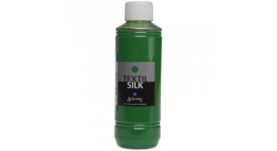 Textil silk farve, Brilliantgrn.250 ml