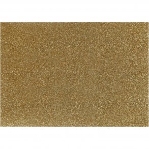 Strygestof,  transfer folie. Glitter. Guld