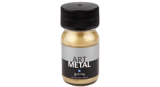 Hobbymaling Art Metallic. Lys Guld. 30 ml