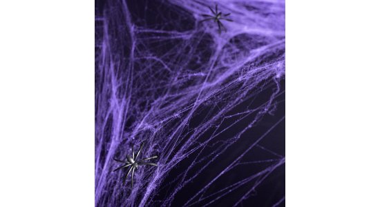 Edderkoppespind Halloween, Violet, 60g