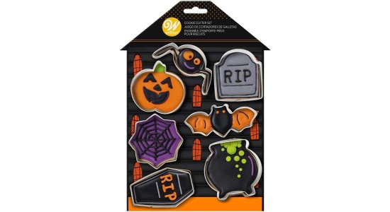 Halloween udstikkere i metal, 7 stk