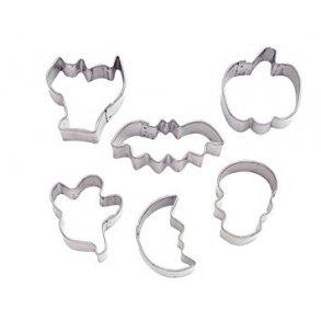 Halloween mini udstikkere i metal. 6 stk