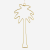 Ophng dekoration, Hanging Palm. Madam Stoltz